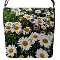 Columbus Commons Shasta Daisies Flap Closure Messenger Bag (S)