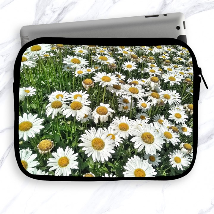 Columbus Commons Shasta Daisies Apple iPad 2/3/4 Zipper Cases