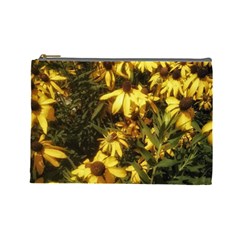 Echinacea Paradoxa Cosmetic Bag (large) by Riverwoman