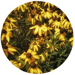 Echinacea paradoxa Wooden Bottle Opener (Round)