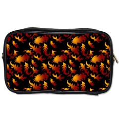 Abstract Flames Pattern Toiletries Bag (one Side) by bloomingvinedesign