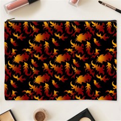 Abstract Flames Pattern Cosmetic Bag (xxxl) by bloomingvinedesign