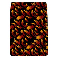 Abstract Flames Pattern Removable Flap Cover (l) by bloomingvinedesign