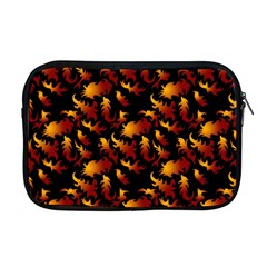 Abstract Flames Pattern Apple Macbook Pro 17  Zipper Case by bloomingvinedesign