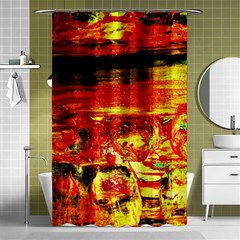 Secret Sign Of Masons Shower Curtain 48  X 72  (small)  by bestdesignintheworld