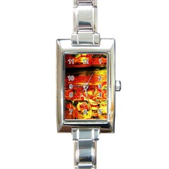 Secret Sign Of Masons Rectangle Italian Charm Watch by bestdesignintheworld