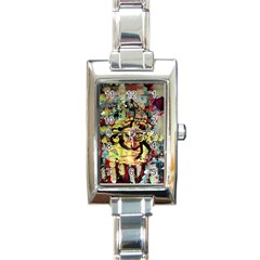 Little Bird Rectangle Italian Charm Watch by bestdesignintheworld