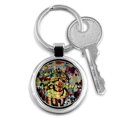 Little Bird 1 1 Key Chain (round) by bestdesignintheworld