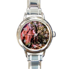 Hot Day In  Dallas 6 Round Italian Charm Watch by bestdesignintheworld