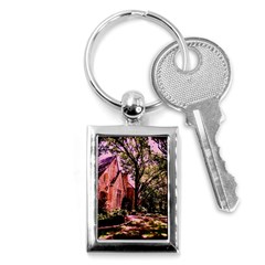 Hot Day In  Dallas 6 Key Chain (rectangle) by bestdesignintheworld