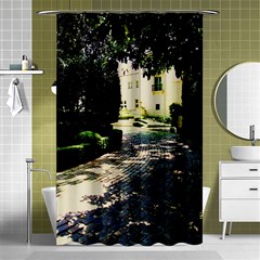 Hot Day In Dallas 1 Shower Curtain 48  X 72  (small)  by bestdesignintheworld