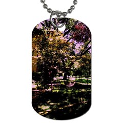 Hot Day In Dallas 3 Dog Tag (one Side) by bestdesignintheworld