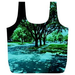 Hot Day In Dallas 5 Full Print Recycle Bag (xl) by bestdesignintheworld