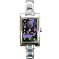 Hot Day In Dallas 4 Rectangle Italian Charm Watch by bestdesignintheworld