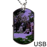 Hot Day In Dallas 4 Dog Tag USB Flash (Two Sides) Front