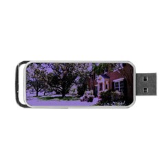 Hot Day In Dallas 4 Portable Usb Flash (one Side) by bestdesignintheworld