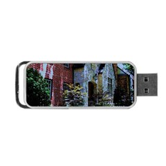 Hot Day In Dallas 7 Portable Usb Flash (one Side) by bestdesignintheworld