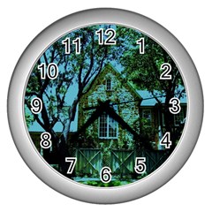 Hot Day In Dallas 8 Wall Clock (silver) by bestdesignintheworld