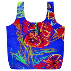 Poppies Full Print Recycle Bag (xl) by bestdesignintheworld