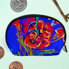 Poppies Accessory Pouch (large) by bestdesignintheworld