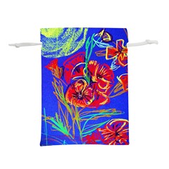 Poppies Lightweight Drawstring Pouch (m) by bestdesignintheworld