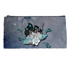 Sport, Surfboard With Flowers And Fish Pencil Cases by FantasyWorld7