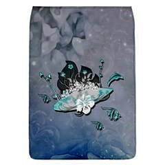 Sport, Surfboard With Flowers And Fish Removable Flap Cover (l) by FantasyWorld7