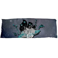 Sport, Surfboard With Flowers And Fish Body Pillow Case Dakimakura (two Sides) by FantasyWorld7