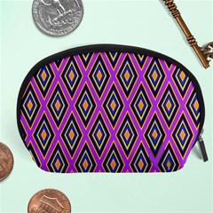 Colorful Diamonds Variation 4 Accessory Pouch (large) by bloomingvinedesign