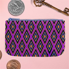 Colorful Diamonds Variation 4 Large Coin Purse by bloomingvinedesign