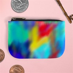 Soft Color Blend Mini Coin Purse by bloomingvinedesign