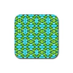 New Arrivals-a-12 Rubber Coaster (square)  by ArtworkByPatrick