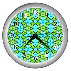 New Arrivals-a-12 Wall Clock (silver) by ArtworkByPatrick