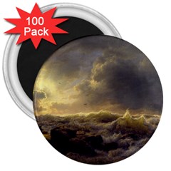 Andreas Achenbach Sea Ocean Water 3  Magnets (100 Pack) by Sudhe