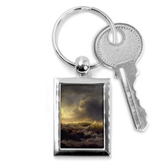 Andreas Achenbach Sea Ocean Water Key Chain (rectangle) by Sudhe