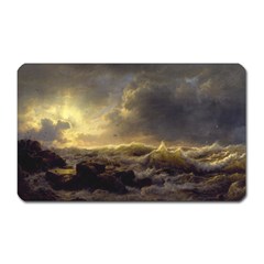 Andreas Achenbach Sea Ocean Water Magnet (rectangular) by Sudhe