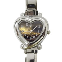 Andreas Achenbach Sea Ocean Water Heart Italian Charm Watch by Sudhe