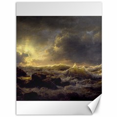 Andreas Achenbach Sea Ocean Water Canvas 36  X 48  by Sudhe