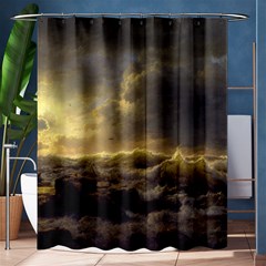 Andreas Achenbach Sea Ocean Water Shower Curtain 60  X 72  (medium)  by Sudhe