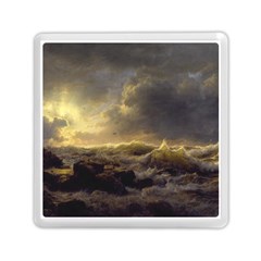 Andreas Achenbach Sea Ocean Water Memory Card Reader (square) by Sudhe