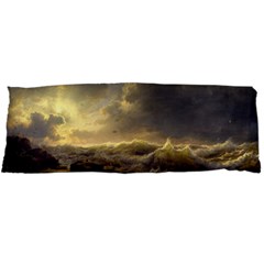 Andreas Achenbach Sea Ocean Water Body Pillow Case Dakimakura (two Sides) by Sudhe