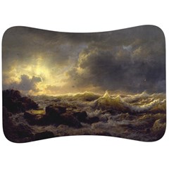 Andreas Achenbach Sea Ocean Water Velour Seat Head Rest Cushion