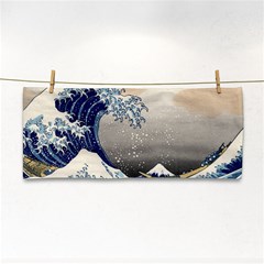 Image Woodblock Printing Woodcut Hand Towel by Sudhe