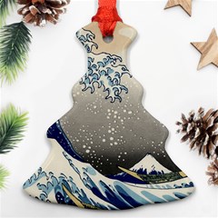 Image Woodblock Printing Woodcut Christmas Tree Ornament (two Sides) by Sudhe