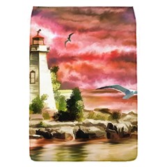 Lighthouse Ocean Sunset Seagulls Removable Flap Cover (s) by Sudhe