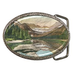 Glacier National Park Scenic View Belt Buckles by Sudhe