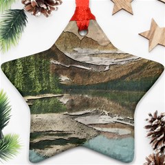 Glacier National Park Scenic View Star Ornament (two Sides) by Sudhe