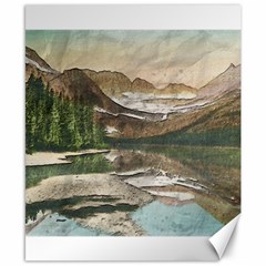 Glacier National Park Scenic View Canvas 8  X 10  by Sudhe