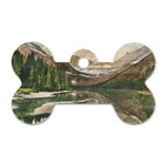 Glacier National Park Scenic View Dog Tag Bone (Two Sides) Front