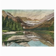 Glacier National Park Scenic View Large Glasses Cloth by Sudhe